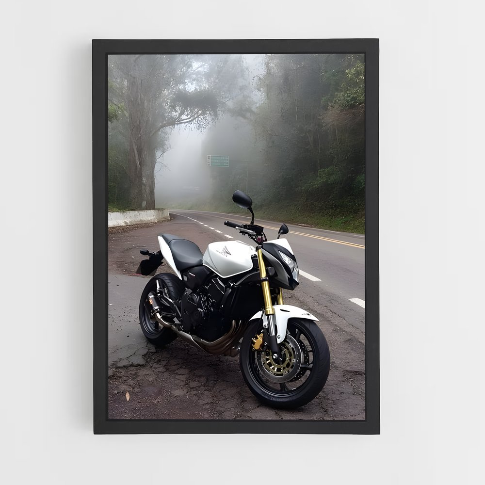 Poster élégant Cbf hornet – affiche Honda Moto (vue 2)